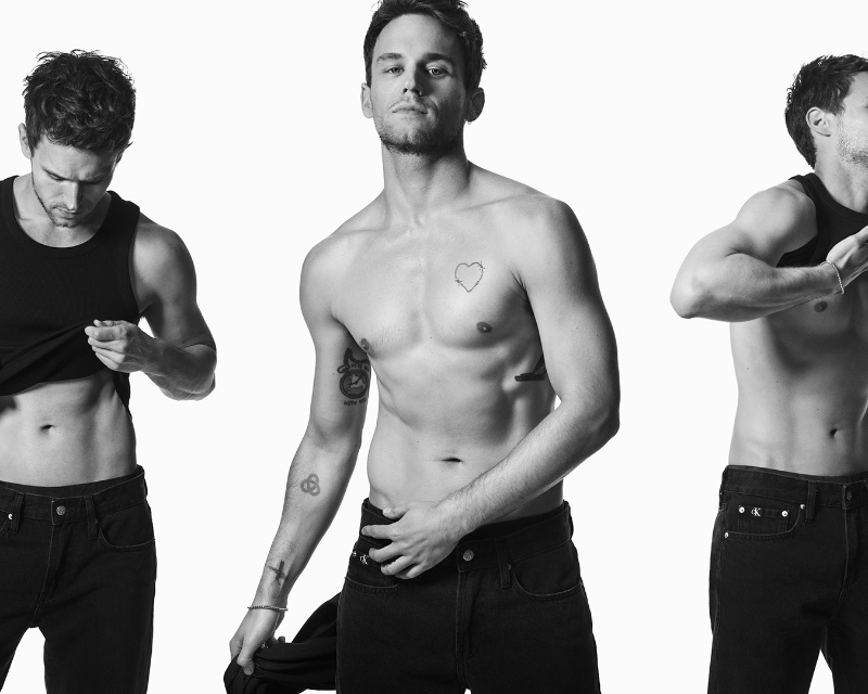Calvin Klein enlists Brandon Flynn as the star of its holiday 2023 advertisement.