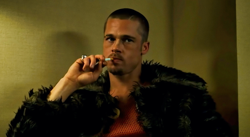 Fight Club Buzz Cut Brad Pitt