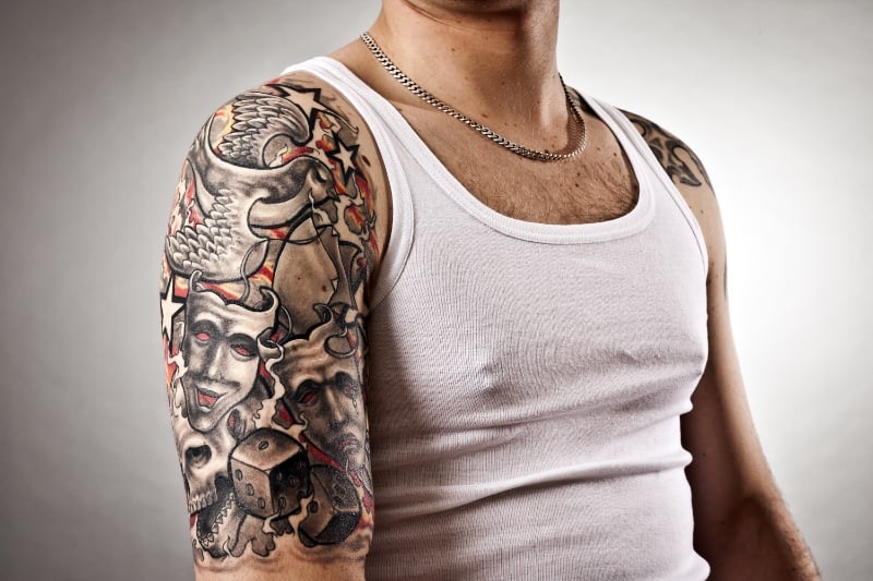 Half Sleeve Tattoo Men