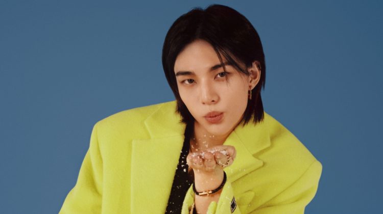 Hyunjin Illuminates Versace Holiday 2023 Ad Campaign