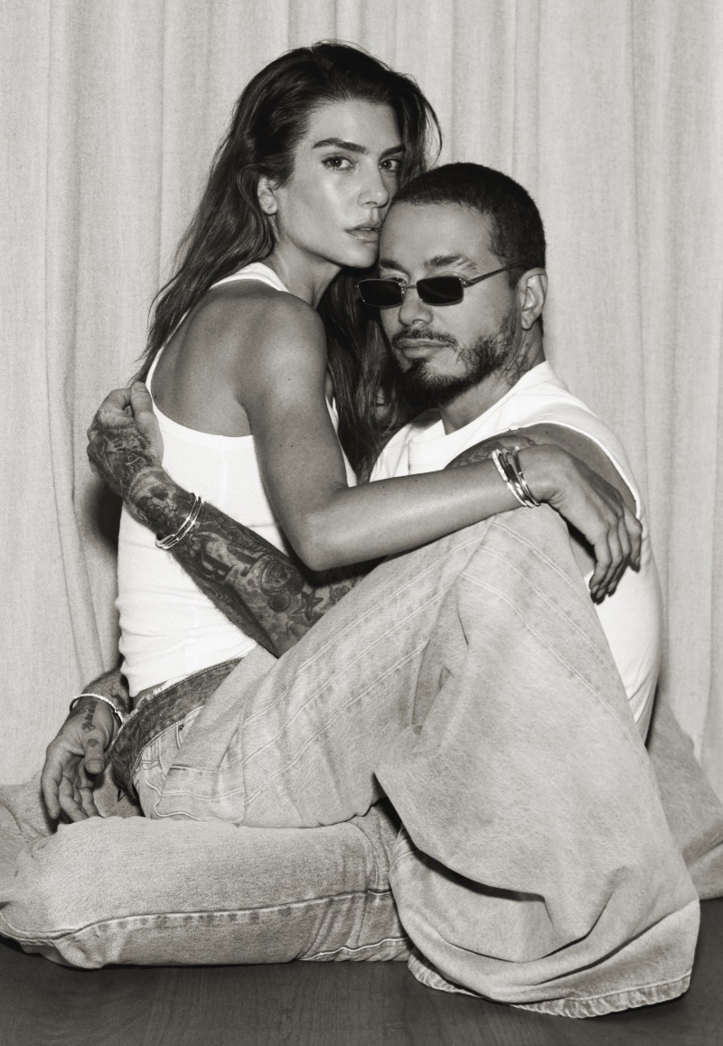 Couple goals, Valentina Ferrer and J Balvin appear in Tiffany & Co.'s Lock With Love advertising campaign.