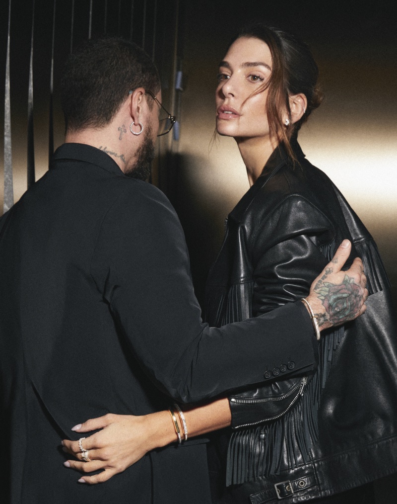 Valentina Ferrer and J Balvin front Tiffany & Co.'s Lock With Love campaign.
