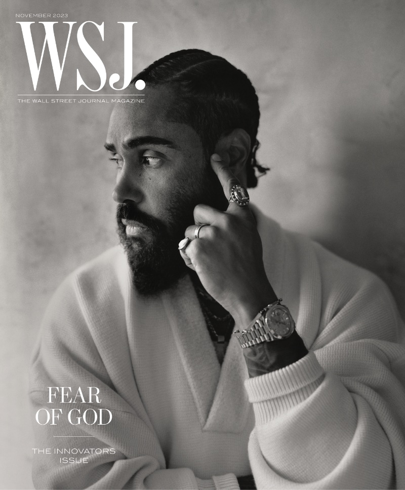 Fear of God's Jerry Lorenzo covers WSJ. Magazine for the publication's Innovators issue. 