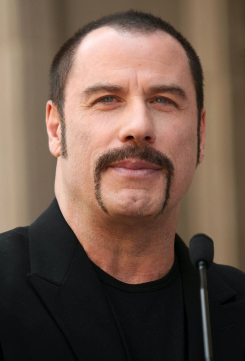 John Travolta Horseshoe Mustache