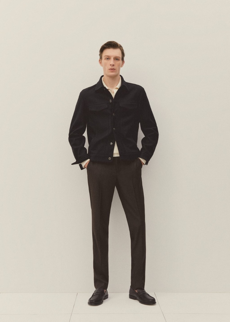 » Mango Showcases Autumn Elegance & Smart Layers Mango Fall Winter 2023 Menswear 002