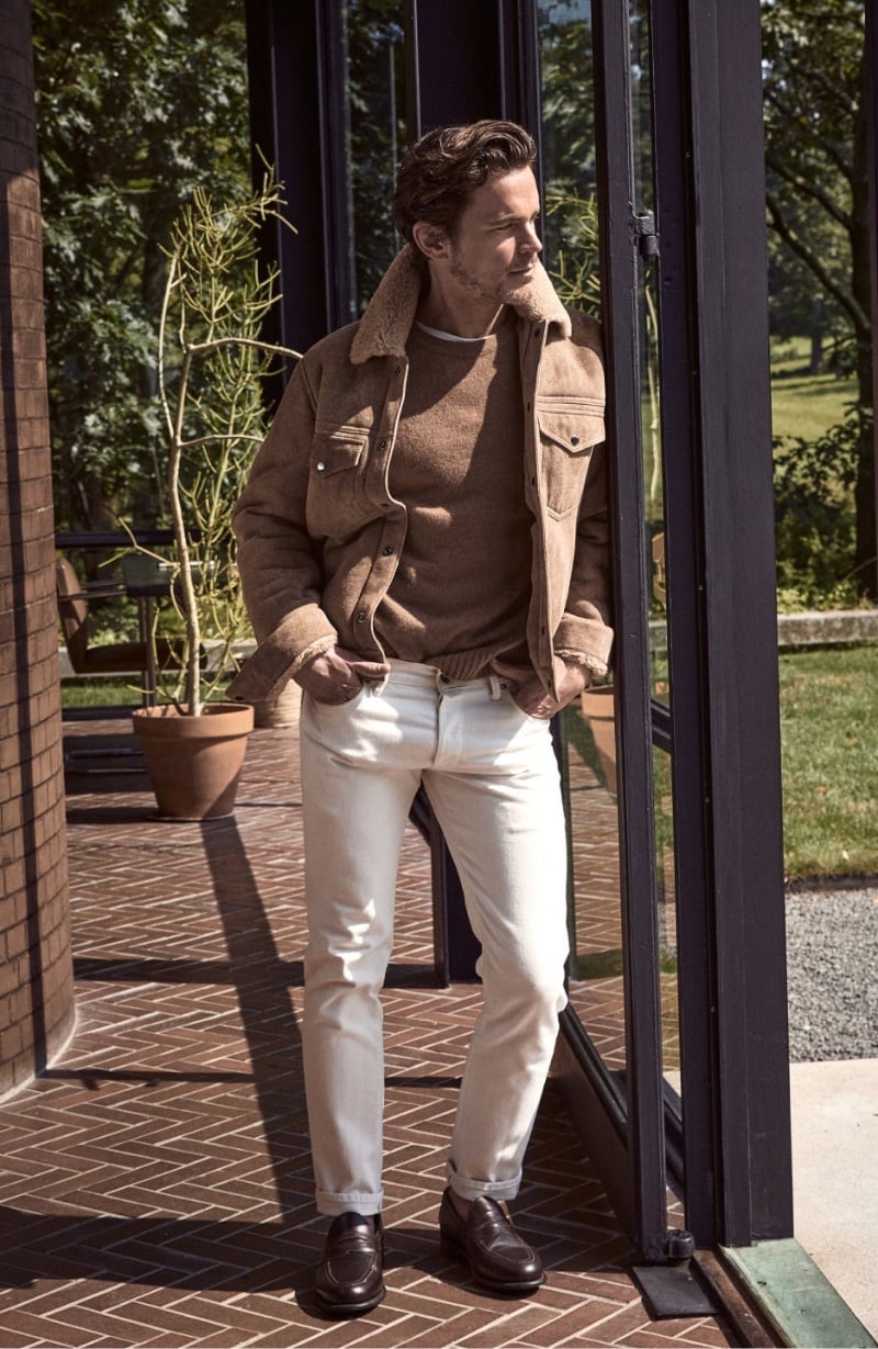 Matt Bomer Todd Snyder Dylan Jacket » Matt Bomer Reunites with Todd Snyder for Winter Ad Matt Bomer Todd Snyder Dylan Jacket