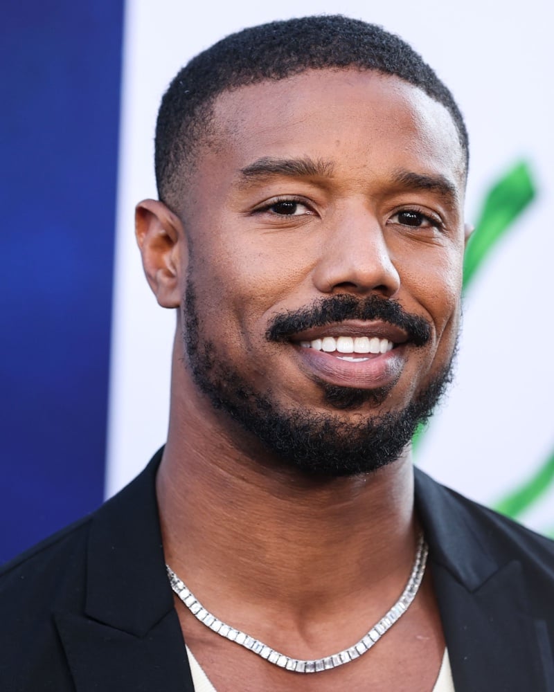 Michael B Jordan Natural Mustache