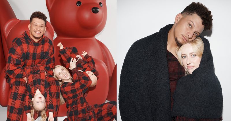 Patrick Mahomes SKIMS Holiday 2023 Campaign