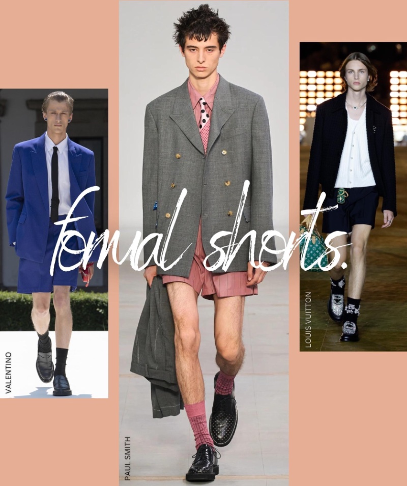 Spring 2023 Fashion Trends Men Formal Shorts