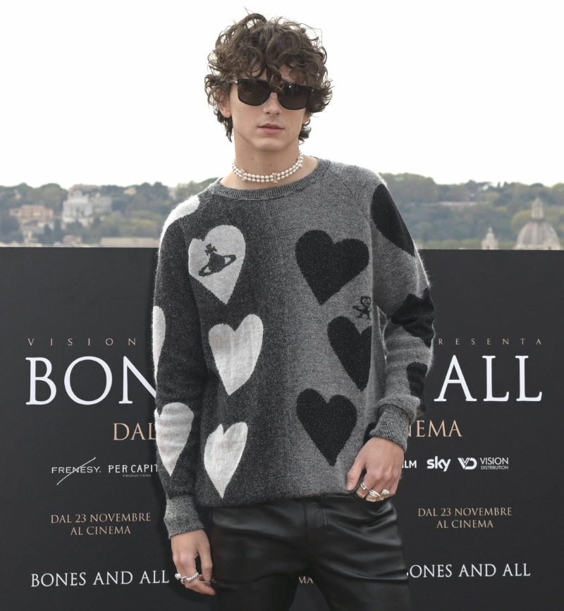 Timothée Chalamet Bones and All Photocall Rome 2022