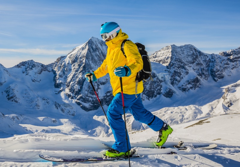 Backcountry Skier Man