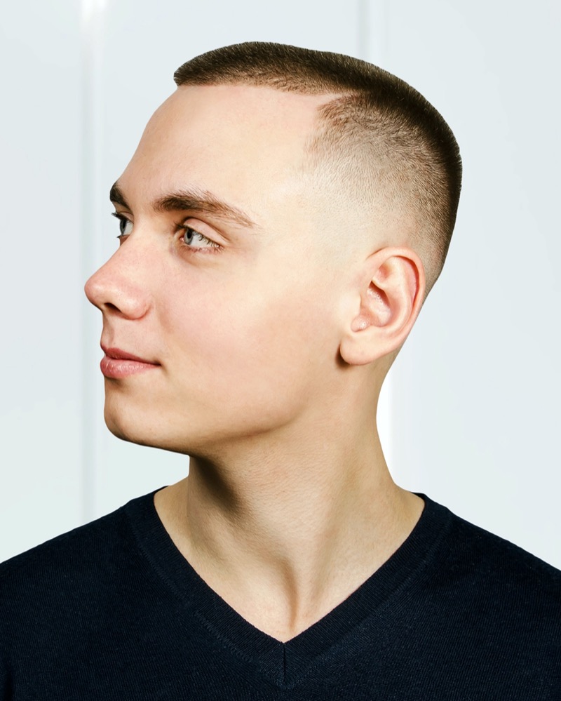 bald fade buzz cut
