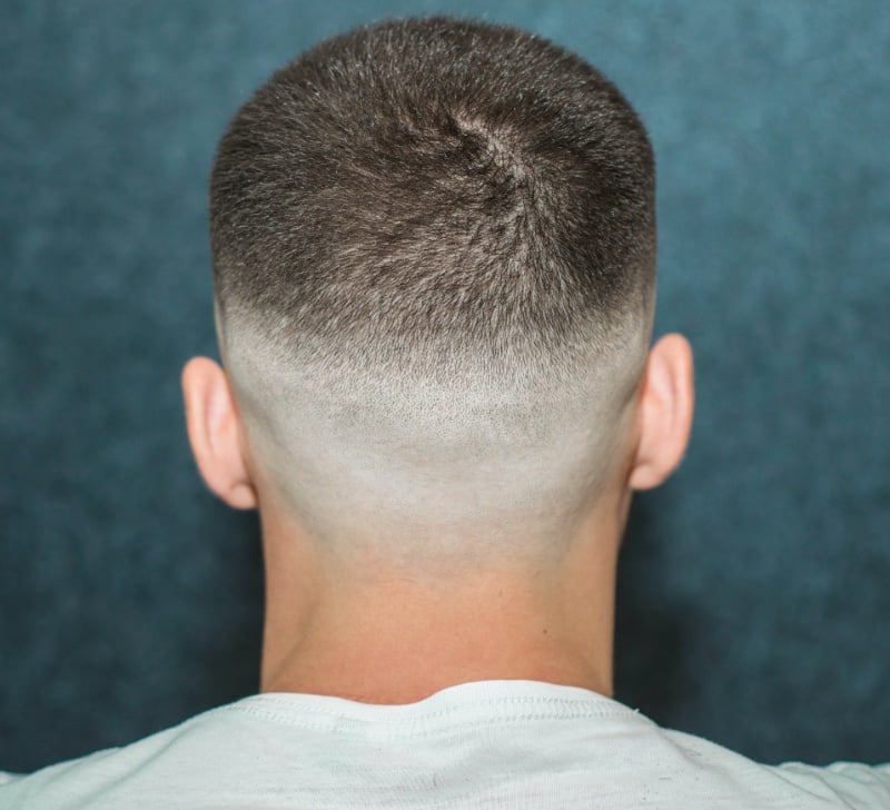 Buzz Cut Skin Fade Back