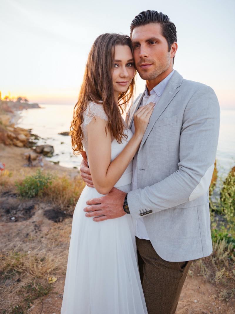 Casual Groom Attire Beach