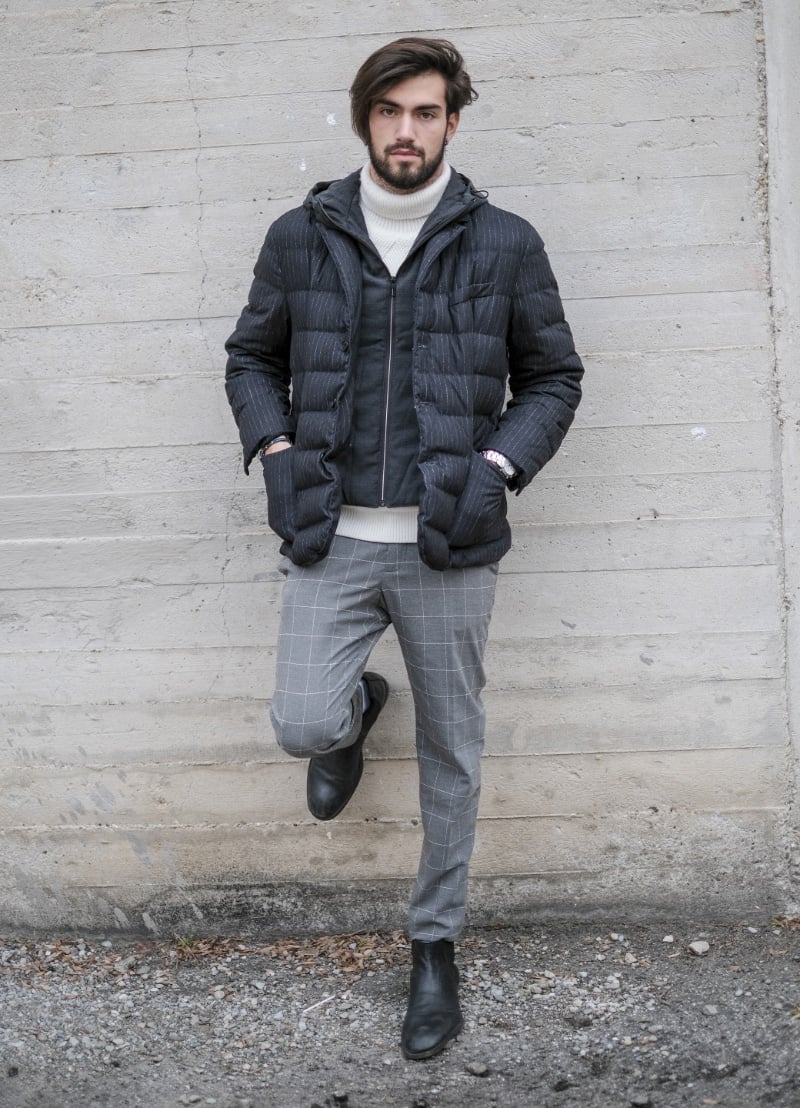 Cold Weather Down Jacket Men