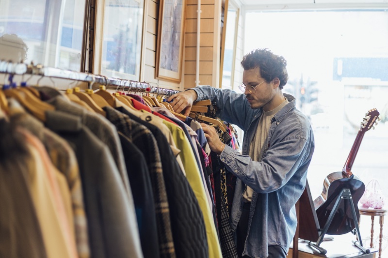 Buying clothes second hand is an affordable and practical way to embrace ethical shopping.
