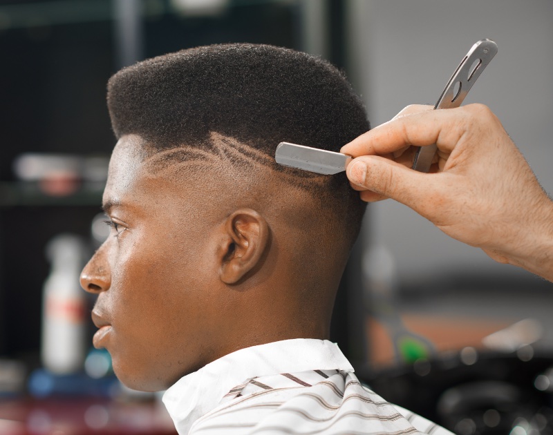 Flattop with Design Mid Fade
