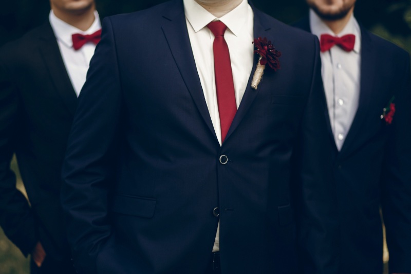 Groom Attire Color Coordination