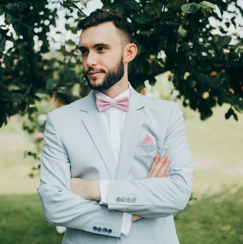 Groom Outfit Pale Grey