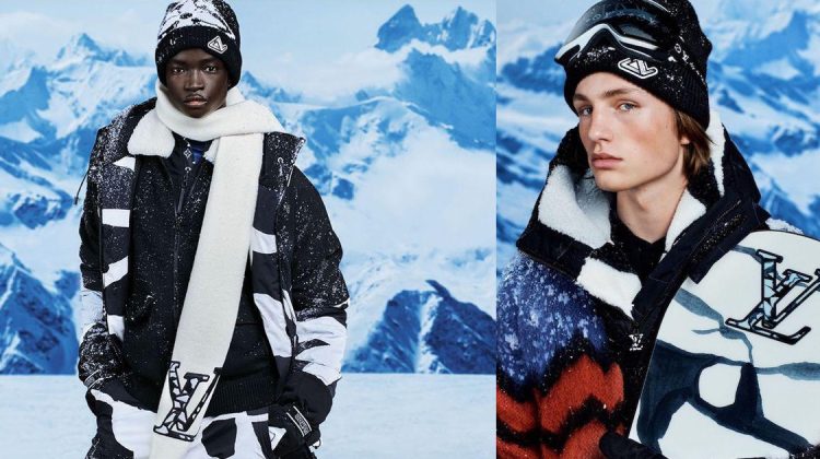 Louis Vuitton’s Ski Season Spectacle: Monogrammed Peaks