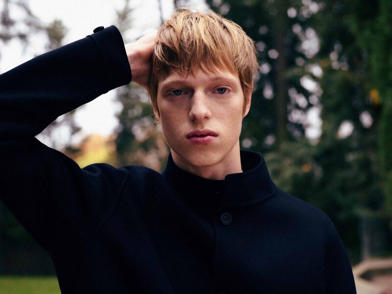 Joseph Uyttenhove takes the spotlight for Massimo Dutti's latest men's outing.