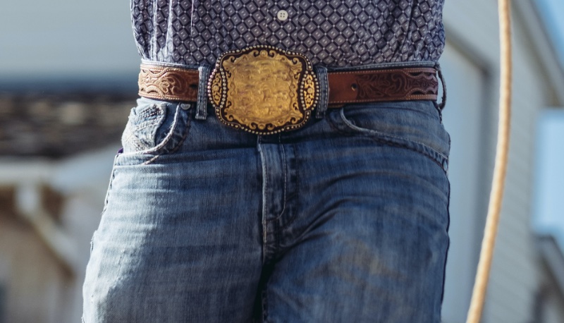 Plate Buckle Western