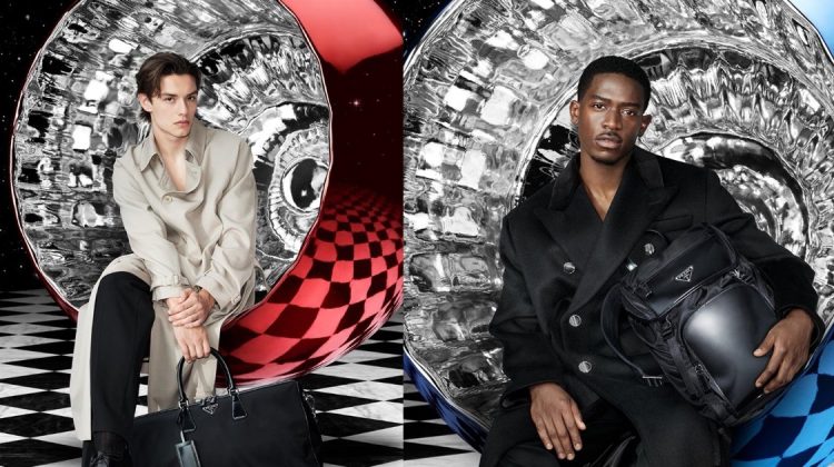 Louis Partridge & Damson Idris Front Prada’s Holiday Ad