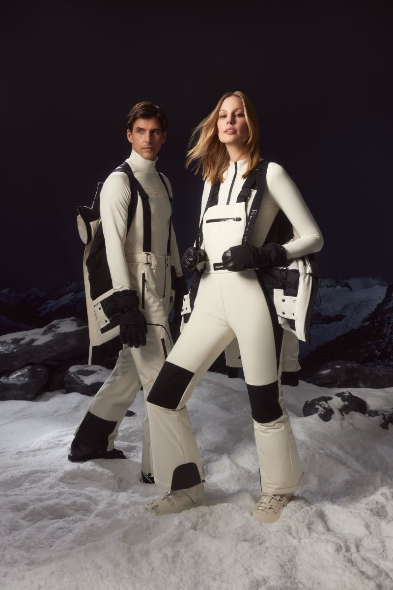 Johannes Huebl Elisabeth Erm RUDSAK Skiwear 2023 Campaign