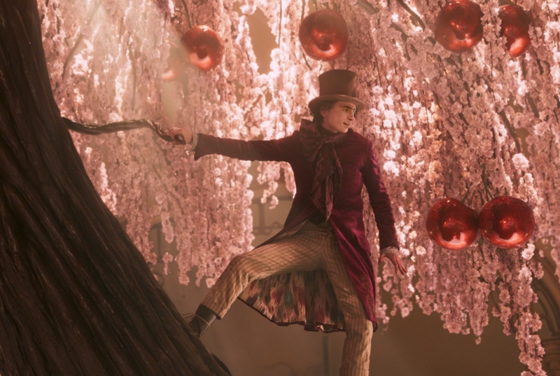 Timothée Chalamet as Willy Wonka in Wonka. 