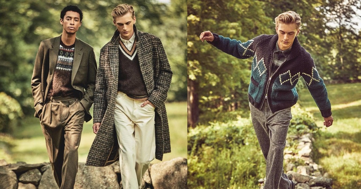 Todd Snyder Winter 2023: Textures of Tranquility