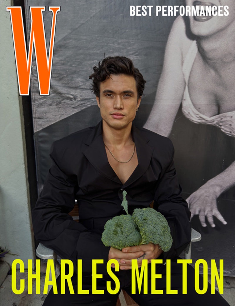 Charles Melton W Magazine Cover 2024