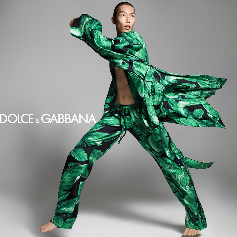 Captured in motion, Xu Meen embodies Dolce & Gabbana's dynamic spirit for resort 2024.