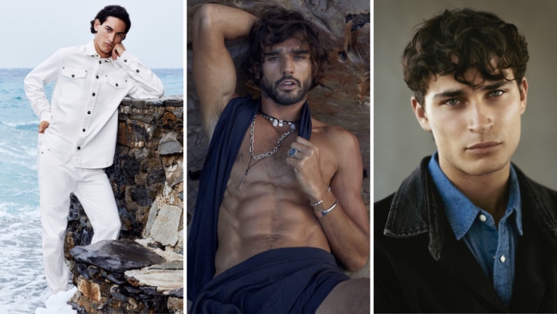 Week in Review: Antonio Guitto, photographed by Adrián González-Cohen for Versace's spring-summer 2024 campaign; Marlon Teixeira, photographed by Guillaume Malheiro for Numéro Netherlands; and Wilhelmina Models LA's Billy Dunn, photographed by Gabe Araujo for an exclusive.
