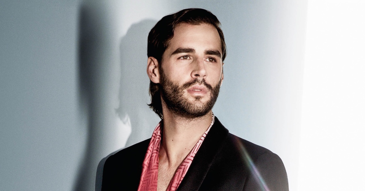 Gianmarco Tamberi Stuns in Giorgio Armani Spring 2024 Ad