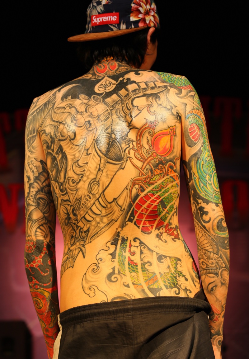Japanese Irezumi Back Tattoo Men