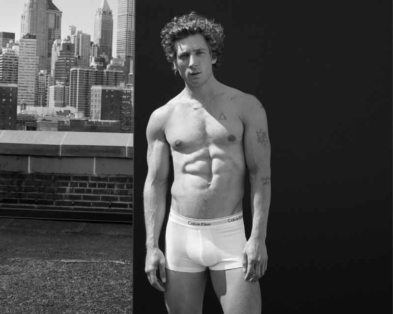 Calvin Klein enlists Jeremy Allen White as the star of its spring 2024 underwear advertisement.