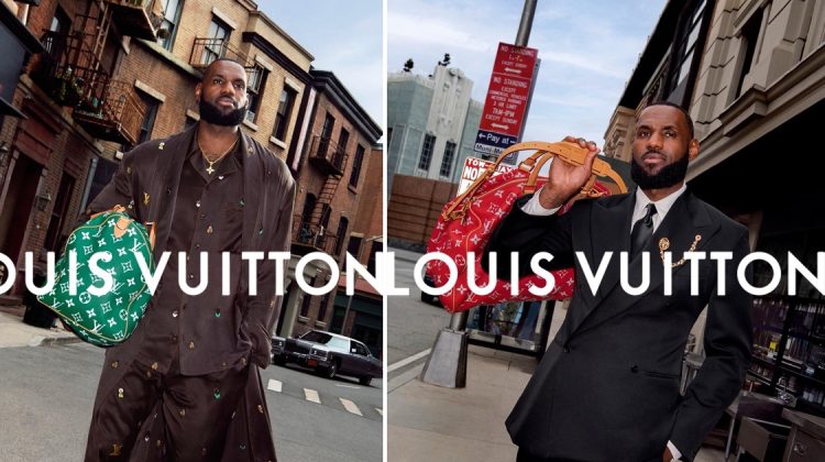 LeBron James Louis Vuitton Spring 2024 Advertisement