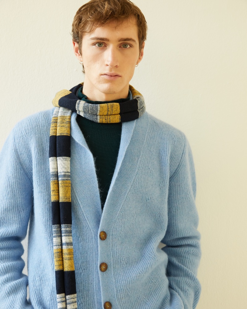 Luca Larenza Fall 2024: Luxe Knits, New Denim, Fresh Hues