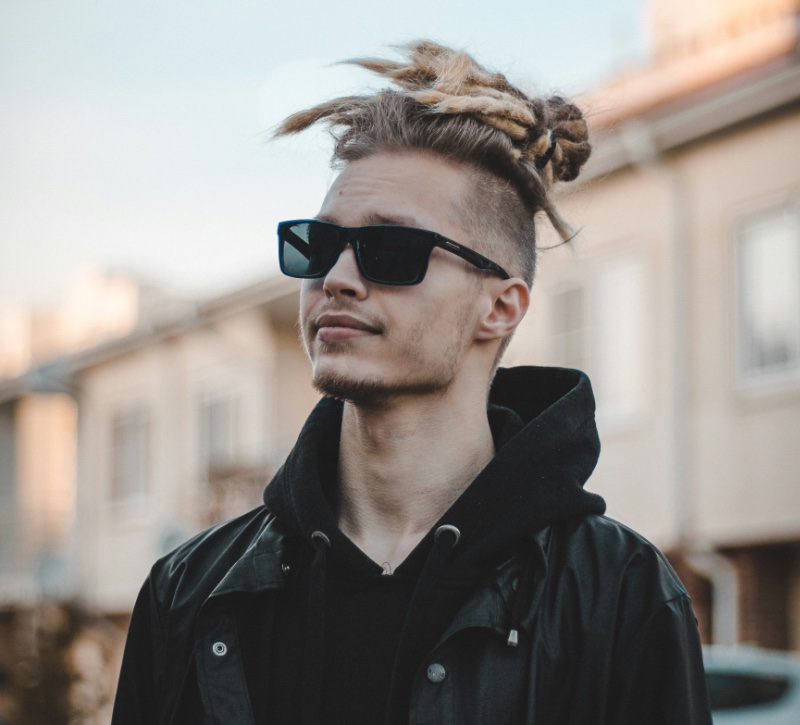 Man Bun with Dreads