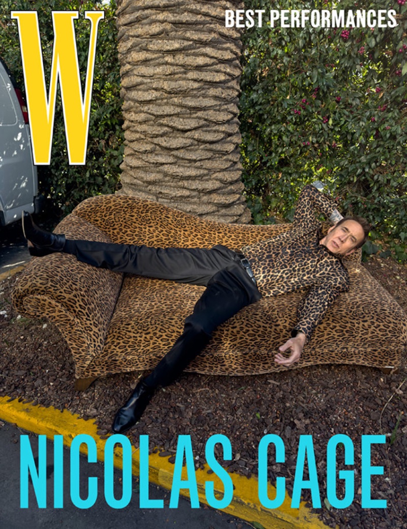 Nicolas Cage W Magazine Cover 2024