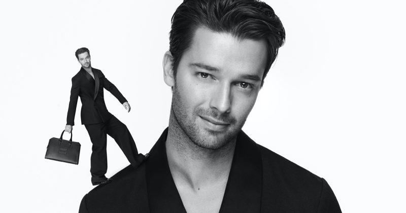 Patrick schwarzenegger emporio armani spring summer 2024 ad campaign
