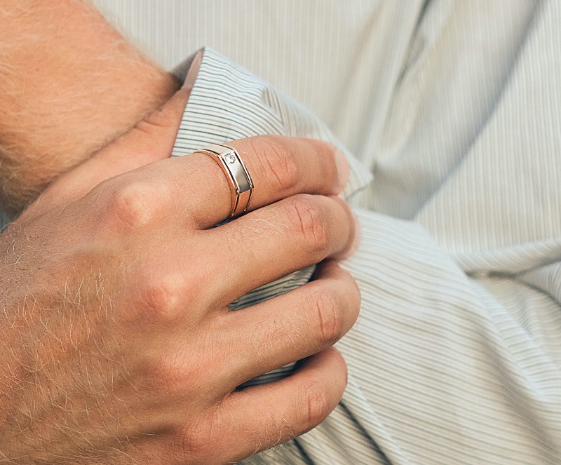 Ring Men Closeup