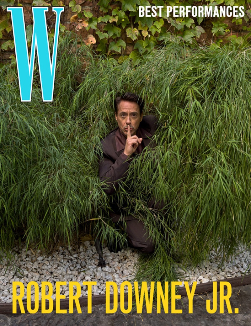 Robert Downey Jr W Magazine Cover 2024