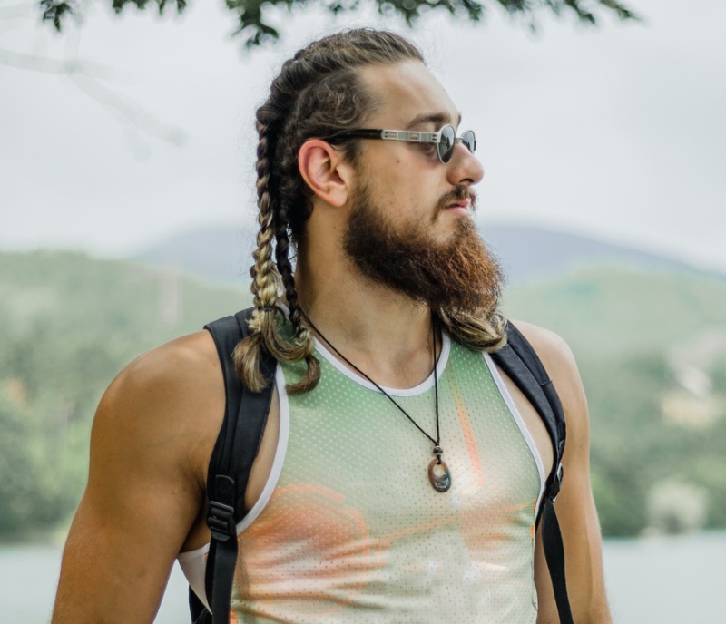 French braids bring a unique character to an active and expressive lifestyle.