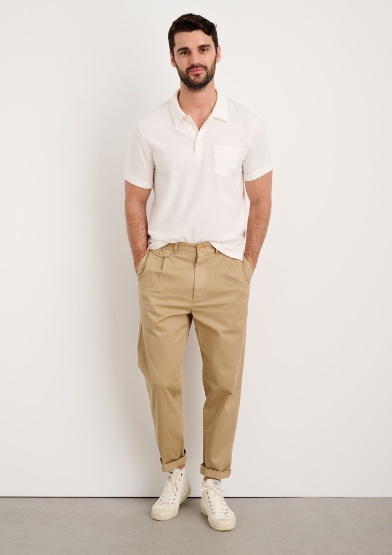 Valentine's Day Outfit Men Chinos Polo Shirt Alex Mill