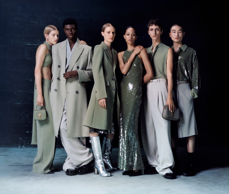Dreamy neutrals take the spotlight for AMI's spring-summer 2024 campaign.