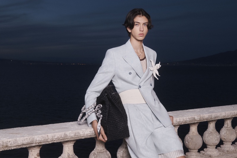 Leo Levy is an elegant vision for AMIRI's spring-summer 2024 campaign.