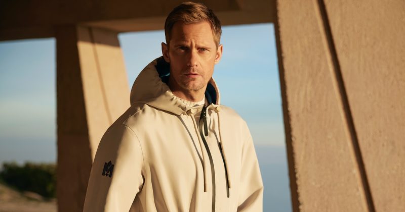 Alexander skarsgard mackage spring summer 2024 advertisement