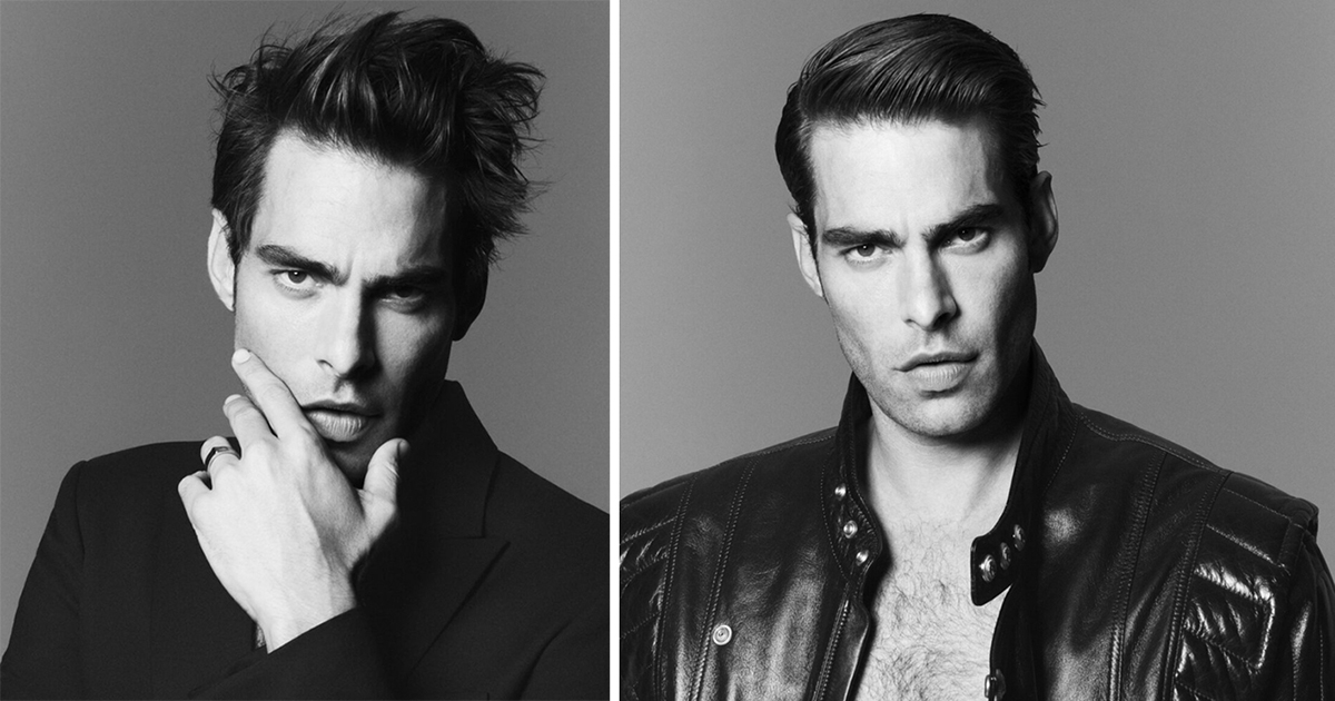 Jon Kortajarena Captivates in Balmain Hair Couture Campaign