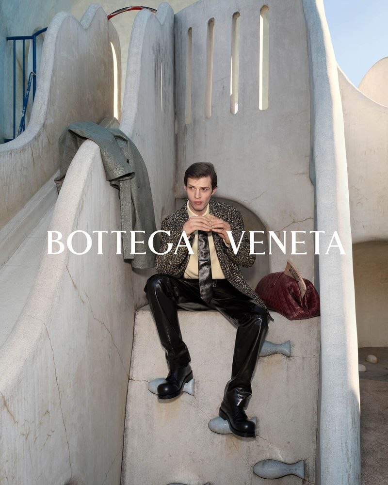 Kris Wardak fronts Bottega Veneta's spring-summer 2024 campaign.